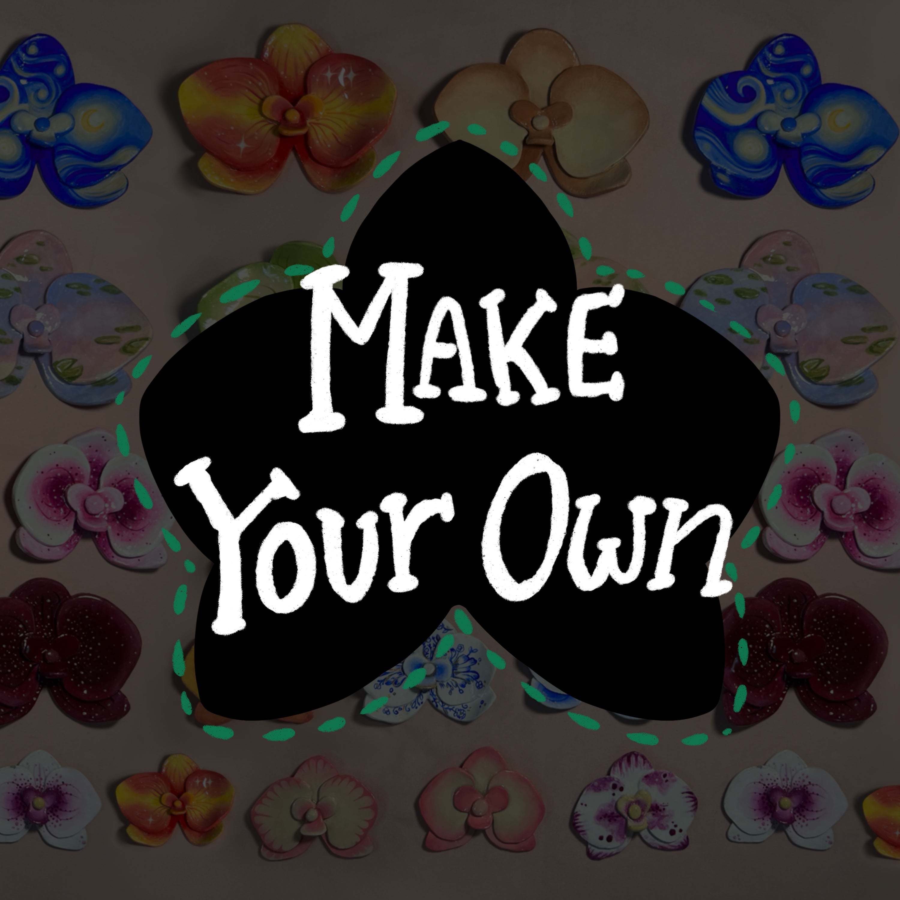 Custom Orchid Dish
